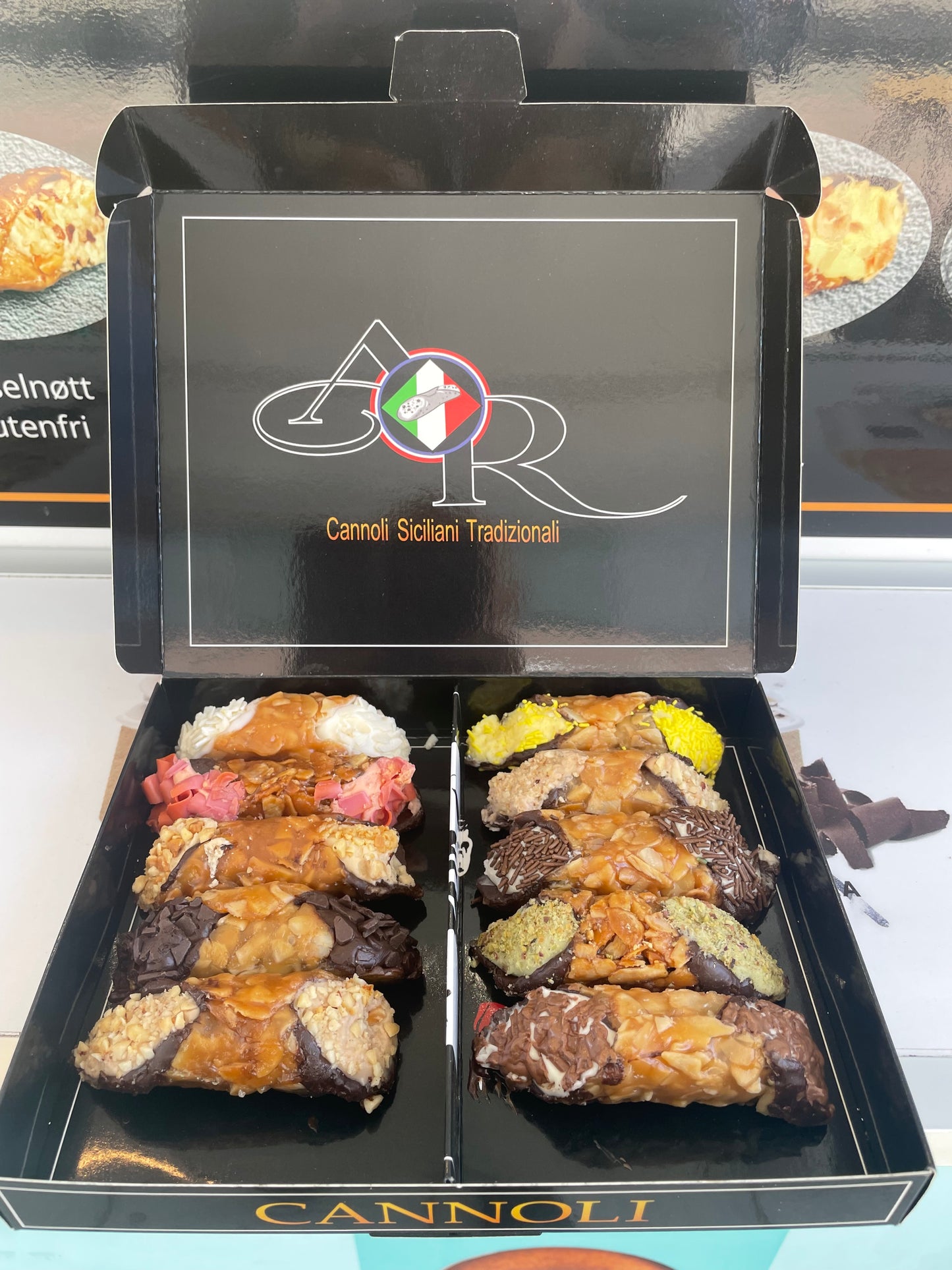 10-Pakning Cannoli